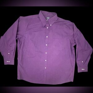 IZOD Men's Purple Dress Shirt